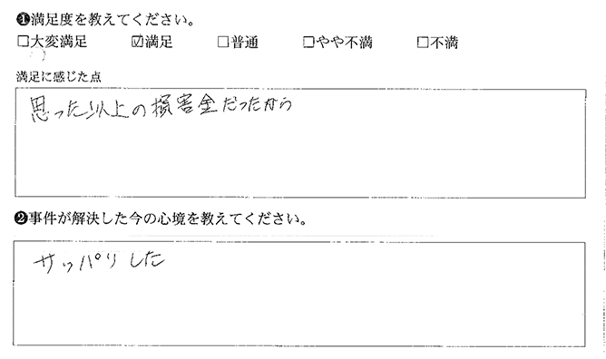 サッパリした