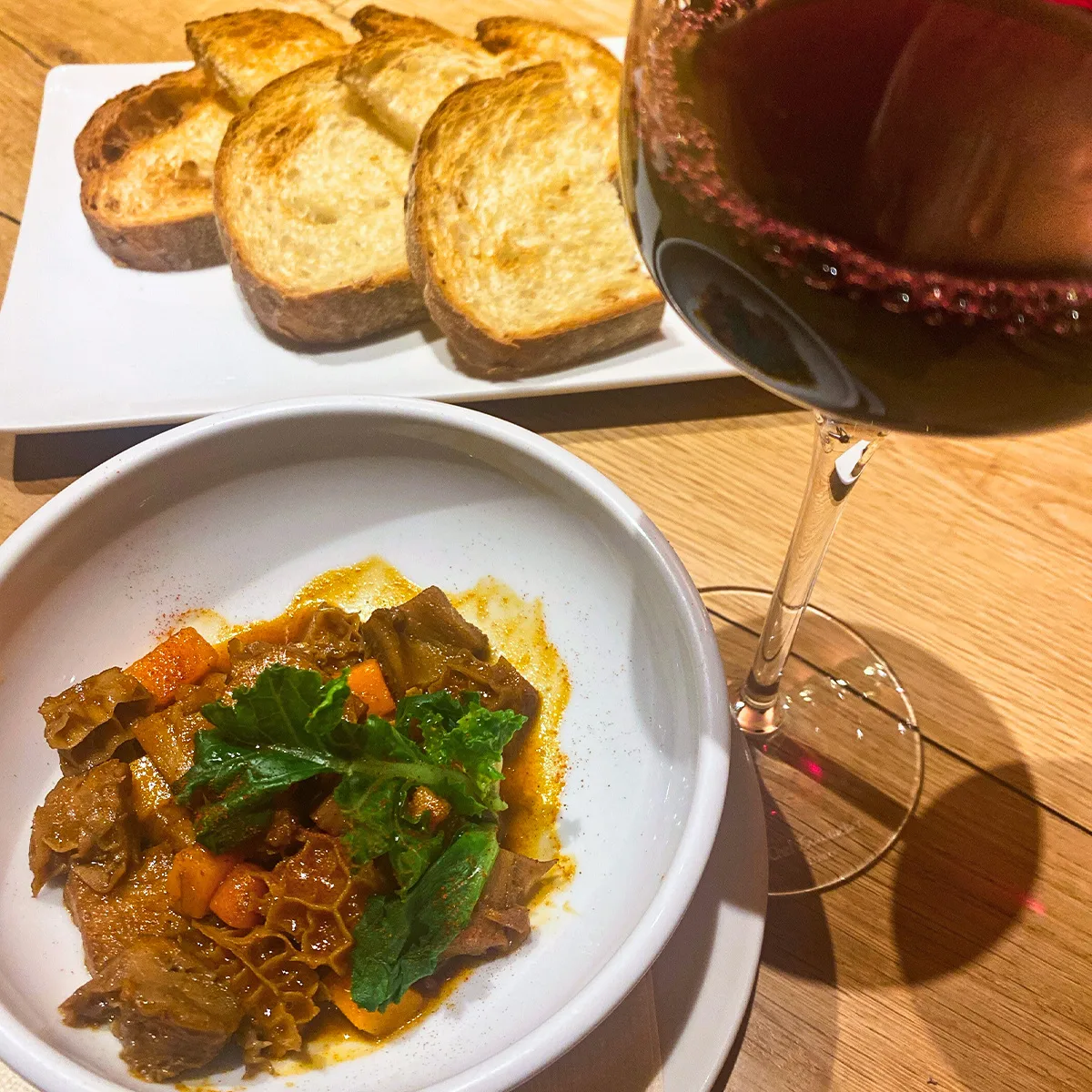 レストランの食事