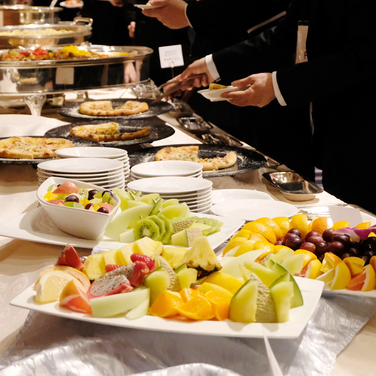79期修習生向け立食座談会の様子