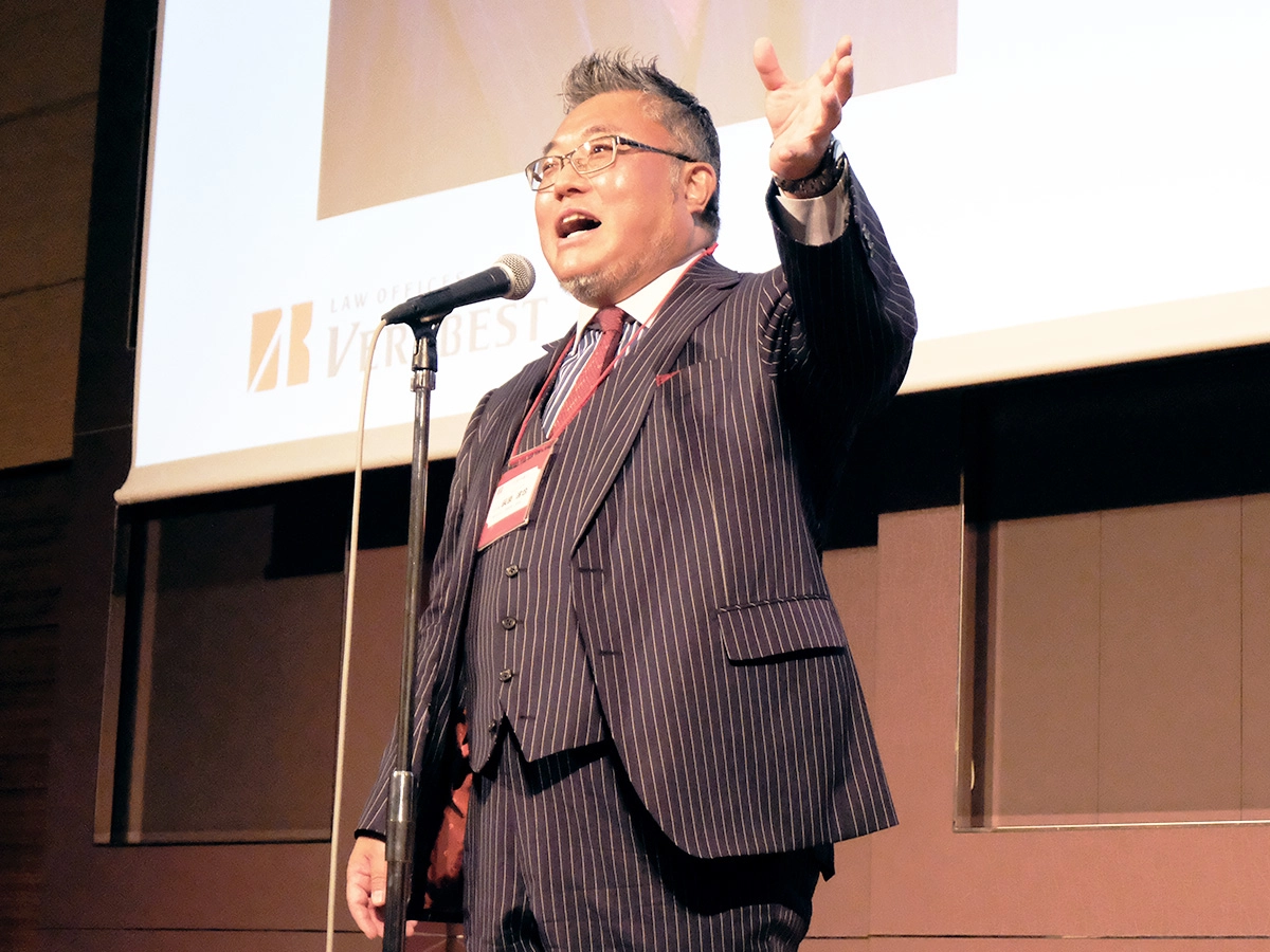 79期修習生向け立食座談会の様子
