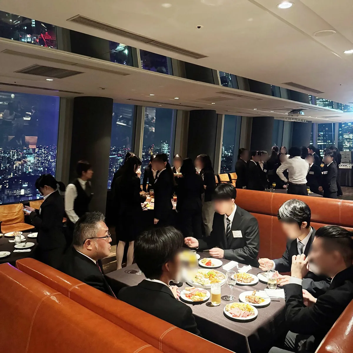78期修習生向け座談会会場のホテルで提供された料理の写真1